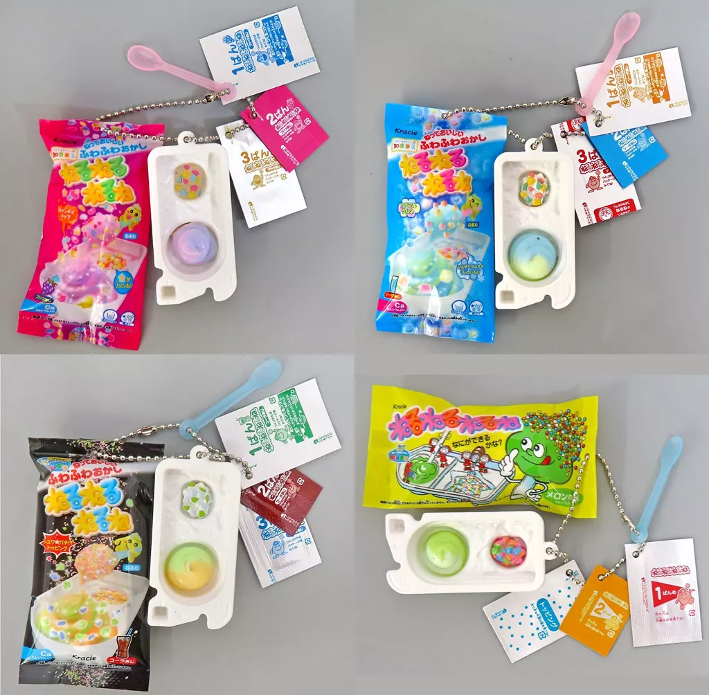 全4種セット 「ねるねるねるね ミニチュアキーチェーン」