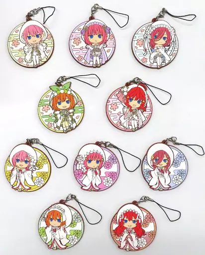 全10種セット ラバーストラップ きゅんキャラいらすとれーしょんず 「一番くじ 映画 五等分の花嫁 ～幸せの結び～」 M賞