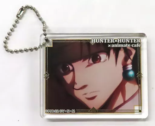 クロロ=ルシルフル(髪を下ろす) 「HUNTER×HUNTER×animatecafe 第8弾 幻影旅団編part3 CoLotta(トレーディングアクリルプレートキーホルダー) Aグループ」（チェーン欠品）