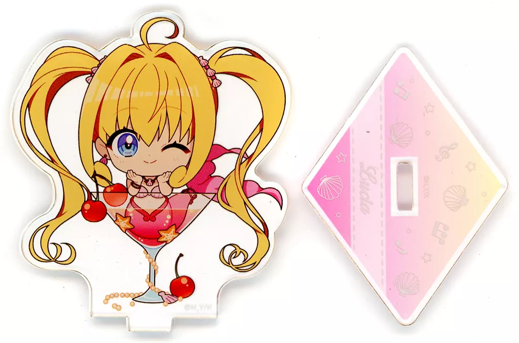楽コレぴちぴちピッチ第2弾　グラスアクリルスタンドるちあ 駿河屋 -<中古>七海るちあ グラスアクリルスタンド 「楽天コレクション
