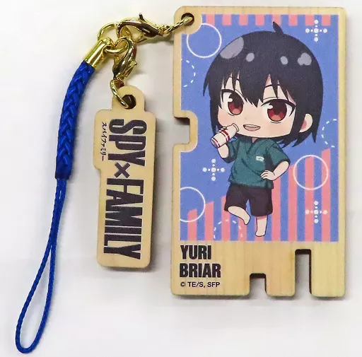 ユーリ・ブライア 木製ストラップ 「SPY×FAMILY×極楽湯・RAKU SPA 休日EXTRA MISSION お風呂で仲良し家族をアピールせよ」