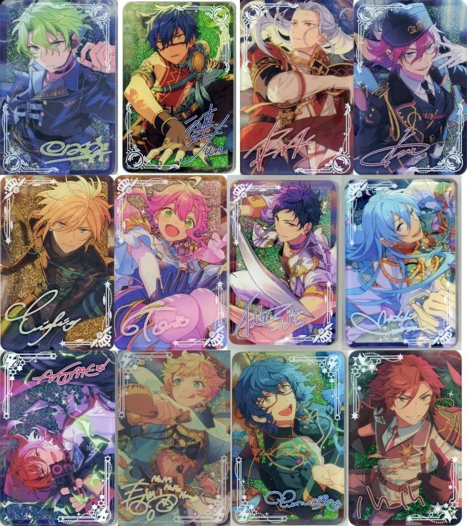 アクリルスタンド・アクリルパネル　全12種セット 「あんさんぶるスターズ!! 流砂CoLotta(トレーディングアクリルプレート) vol.2 Cグループ」 中国限定