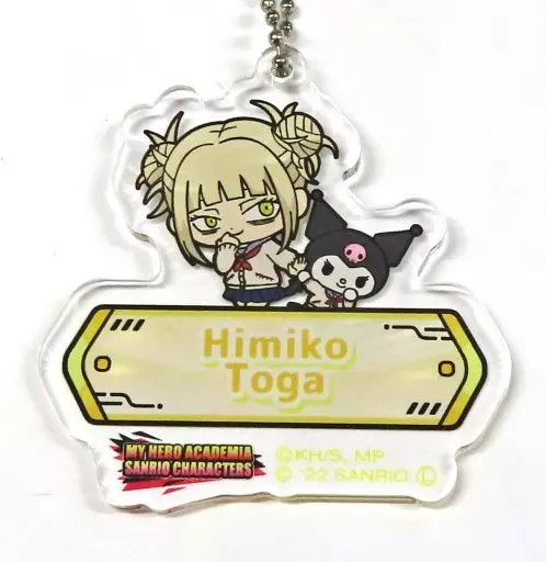 トガヒミコ 「僕のヒーローアカデミア×サンリオキャラクターズ おなまえアクリルキーホルダーコレクション B」