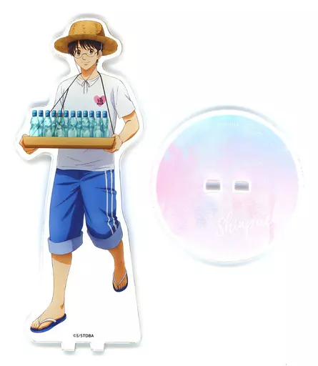 駿河屋 -<中古>志村新八 BIGアクリルスタンド 「銀魂 海の家銀ちゃん