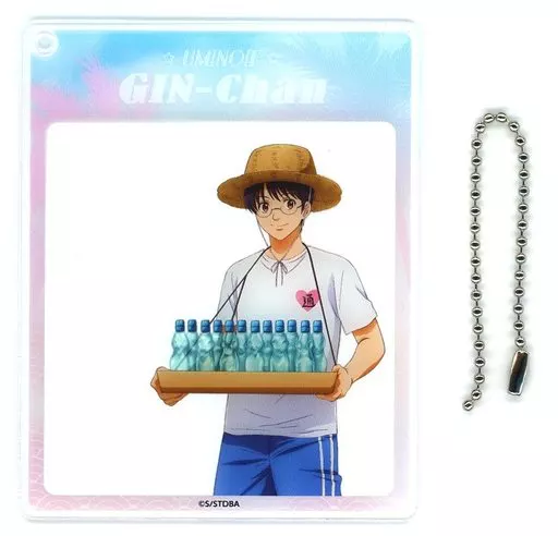 志村新八 「銀魂 海の家銀ちゃん×animatecafe トレーディングSNS風アクリルキーホルダー」