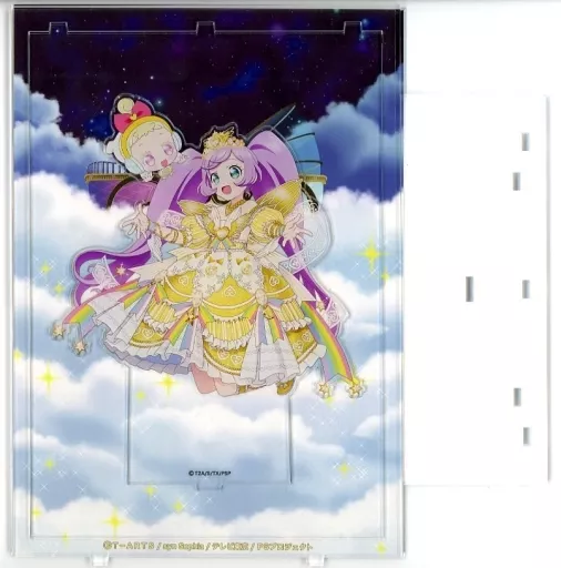 プリパラ ハピメモ2021 でかすた らぁら ジュルル 駿河屋 -<中古>らぁら＆ジュルル アクリルスタンド(背景カード付き