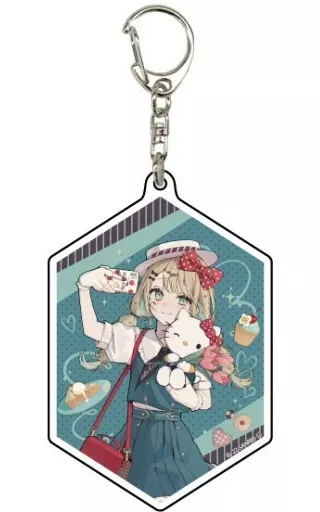 ハローキティ 「赤倉×サンリオキャラクターズ アクリルキーホルダー 01.描き下ろし」