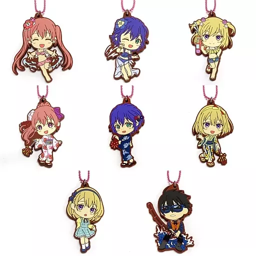 全8種セット ラバーチャーム きゅんキャラいらすとれーしょんずキャラ 「一番くじ カッコウの許嫁 第四弾 この夏は一生忘れない!!」 I賞