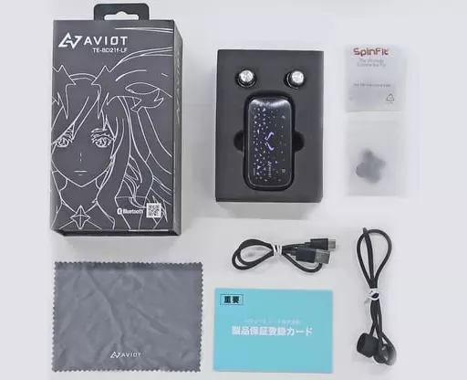 [美品] モンスト AVIOT TE-BD21f-LF ルシファー コラボモデル AVIOT×モンスト】ルシファーとアルセーヌのボイス入りワイヤレス