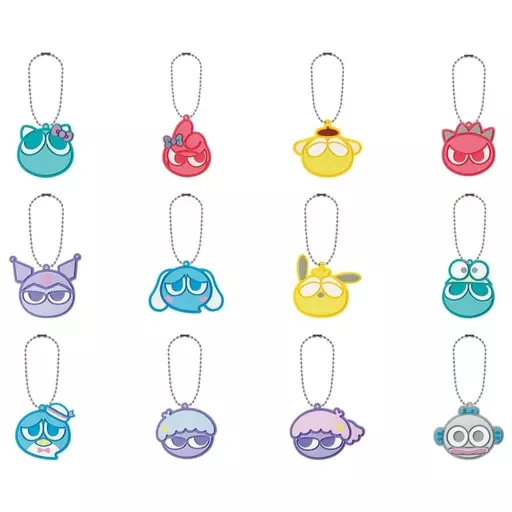 全12種セット 「ぷよぷよ×サンリオキャラクターズ スペシャルラバーマスコット」