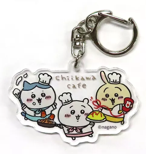 集合(シェフ/三角) 「ちいかわ なんかちいさくてかわいいやつ ちいかわカフェ ランダムアクリルキーホルダー」
