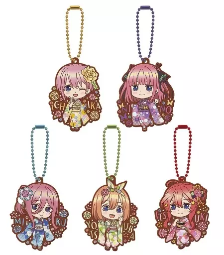 全5種セット 「五等分の花嫁∬ カプセルラバーマスコットごーじゃす!」