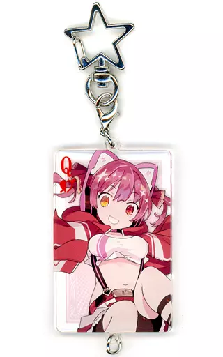 宝鐘マリン(A) つながるトランプキーホルダー Happiness World 「バーチャルYouTuber ホロライブpresents Vのすこんなオタ活なんだワ! ～100回記念! 公開録音スペシャル!～」
