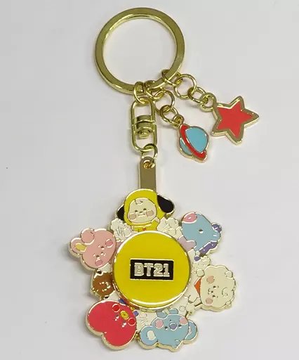 メタルスピンキーチェーン 「BT21」