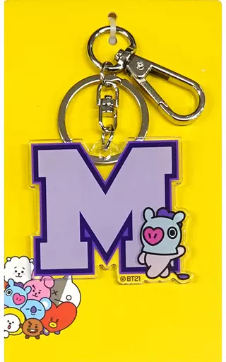 MANG(ジェイホープ) アクリルイニシャルキーホルダー 「BT21」