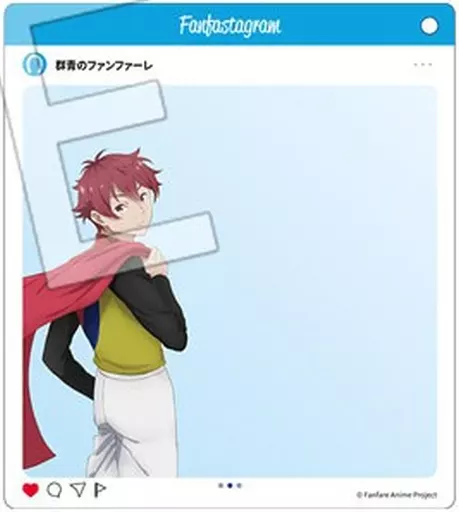 京力秋樹 「群青のファンファーレ トレーディング フレームアクリルキーホルダー」