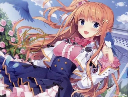 雑貨　メリア 二人の夏祭り キャンバスアート18(きみしま青直筆サイン入り) 「きみしま青コラボカフェ 喫茶小春茶屋」 F6キャンバスアート・『きみしま青_Bloomin'』18メリア【the