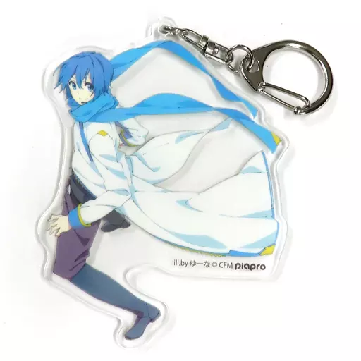 KAITO(illustration by ゆーな) アクリルキーホルダー 「鏡音リン・レン7th ＆ 巡音ルカ6th Anniversary フェア in アニメイト」