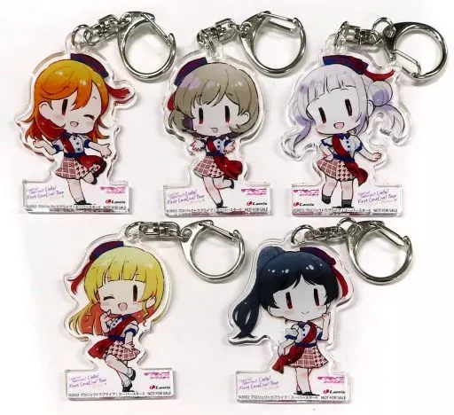 集合 アクリルキーホルダー5種セット 「Blu-ray ラブライブ!スーパースター!! Liella! First LoveLive! Tour ～Starlines～ 宮城公演/東京追加公演」 楽天ブックス購入特典