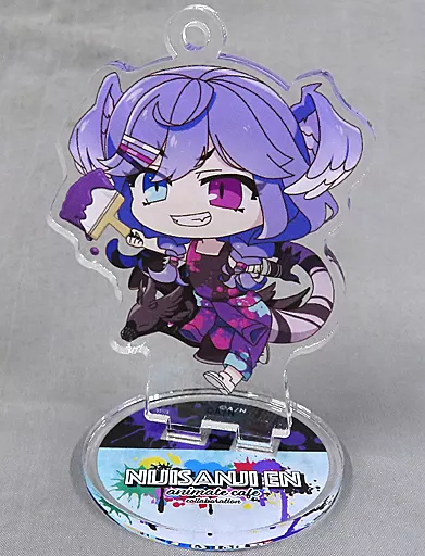 セレン・龍月 「バーチャルYouTuber にじさんじ NIJISANJI EN×animate cafe トレーディングアクリルスタンドキーホルダー グラフィティver.」（チェーン欠品）