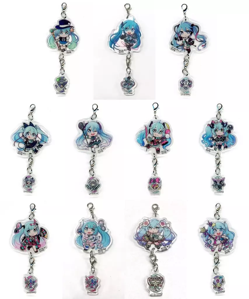 全11種セット 「初音ミク マジカルミライ 10th Anniversary 連結アクリルキーホルダー」
