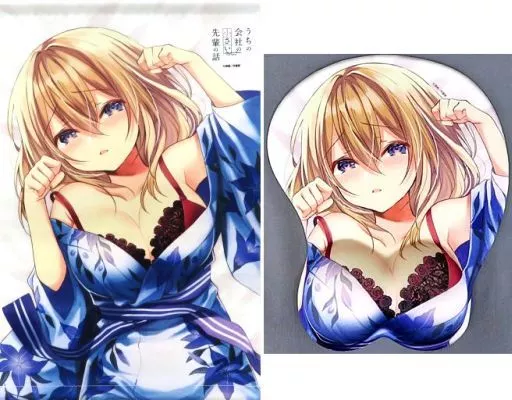 うちの会社の小さい先輩の話 4 『描き下ろしA3タペストリー　限定版』 駿河屋 -【アダルト】<中古>[単品] 片瀬詩織里 おっぱいマウス