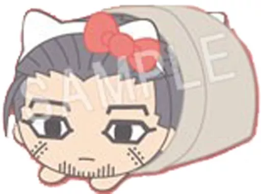 尾形百之助×ハローキティ 「ゴールデンカムイ×サンリオキャラクターズ もちころりんぬいぐるみマスコット TypeA」