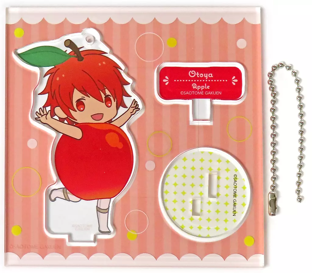 一十木音也 スタンド付きアクリルキーホルダー FRUIT＆VEGETABLE ちびキャラVer. 「うたの☆プリンスさまっ♪」