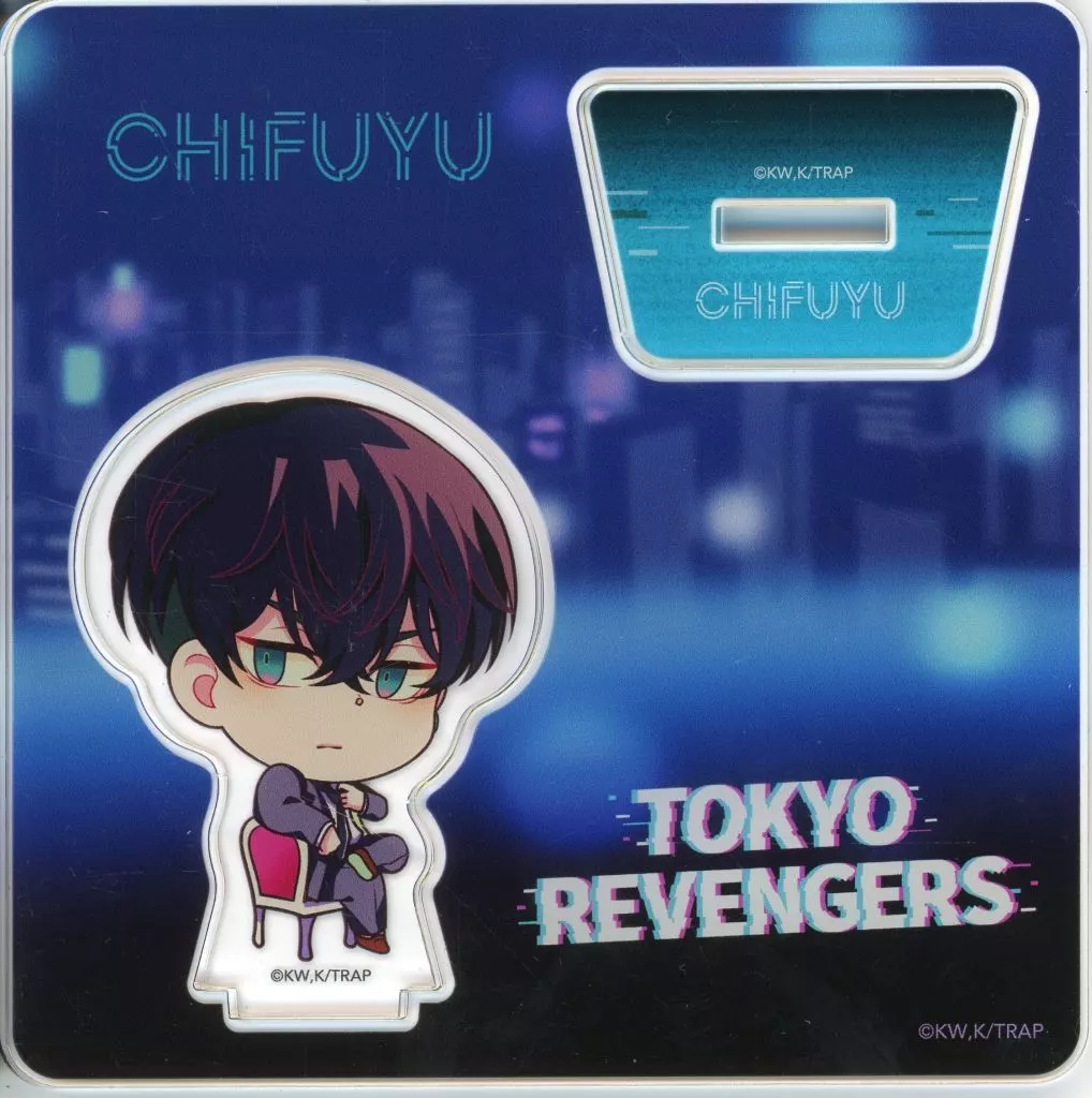 松野千冬(大人ver.) アクリルスタンド ネオンシティ 「東京リベンジャーズ×ヴィレッジヴァンガード POP UP STORE」_image
