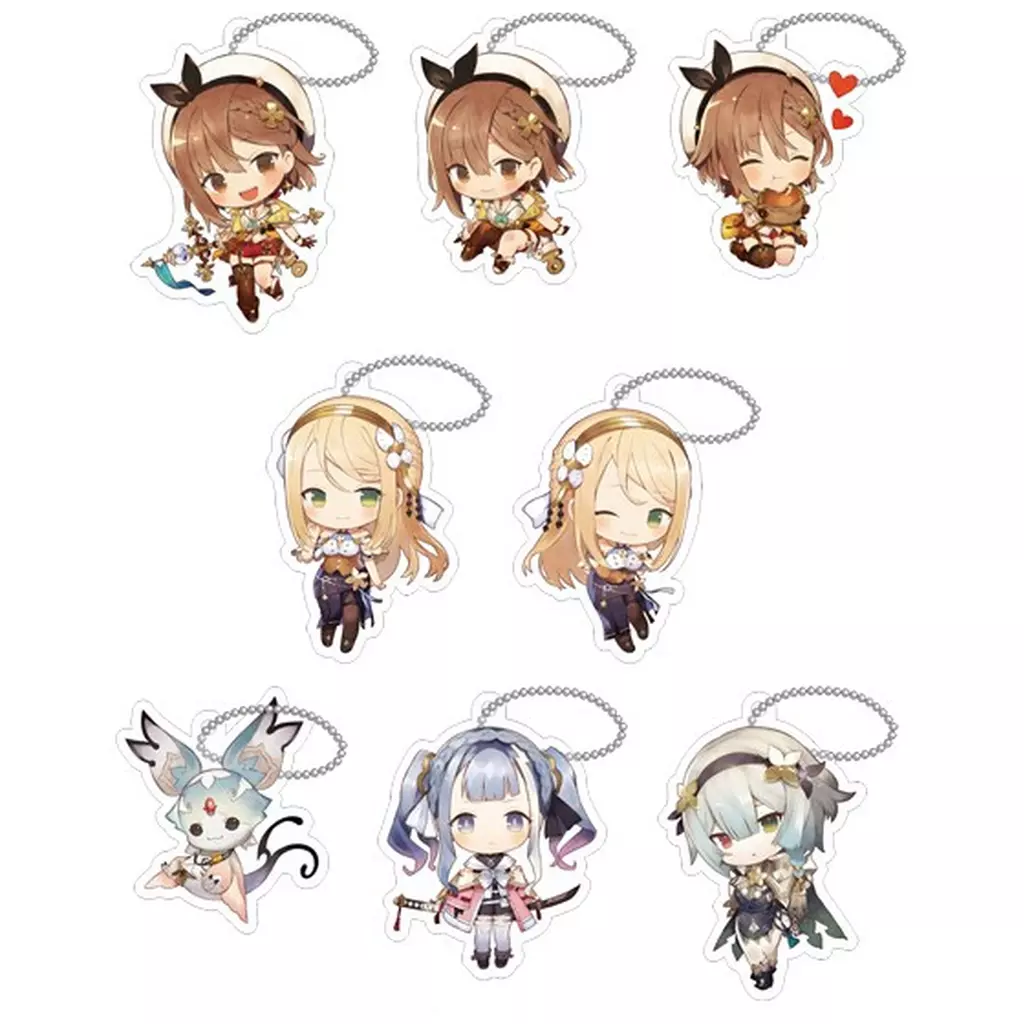全8種セット 「ライザのアトリエ2 ～失われた伝承と秘密の妖精～ トレーディングアクリルキーホルダー」