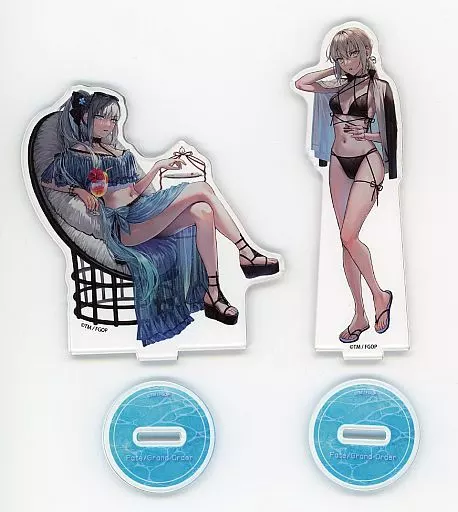 [単品] モルガン＆アルトリア・ペンドラゴン〔オルタ〕 アクリルスタンドセット(2個セット) 「Fate/Grand Order カルデアサマーバカンスセット(nipi)」 C100グッズ