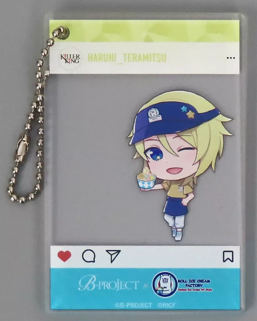 寺光遙日 「B-PROJECT×ロールアイスクリームファクトリー トレーディングアクリルキーホルダー」