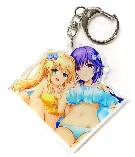 紬ヴェンダース＆水織静久 アクリルキーホルダー 「Summer Pockets REFLECTION BLUE」 VA購買部出張所2022summer Summer Pockets くじ2022-Mini-