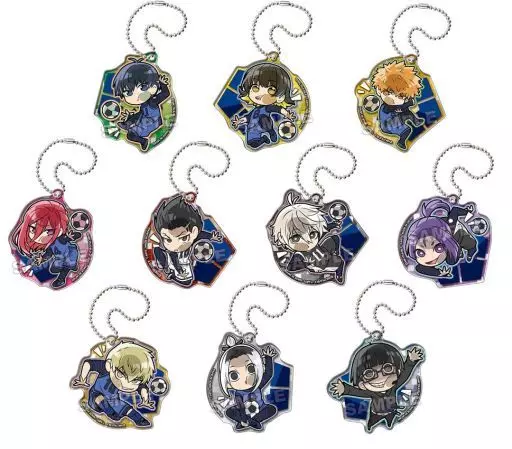 全10種セット 「ぴた!でふぉめ ブルーロック アクリルキーホルダー」