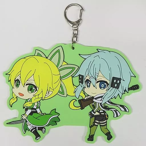 シノン＆リーファ 特大ラバーキーホルダー 「とれトレ ソードアート・オンライン」 トレードチケットBIG景品