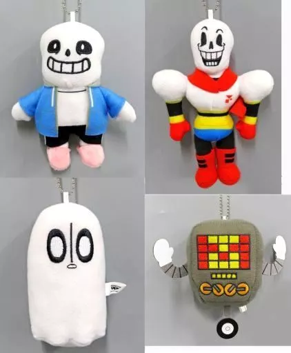 全4種セット カバンに付けられるでっかいぬいぐるみ 「UNDERTALE(アンダーテイル)」