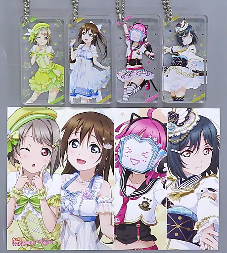 1年生セット きゃらくりあ アクリルキーホルダー(ポストカード付き) 「ラブライブ!虹ヶ咲学園スクールアイドル同好会」 コミケ会場・カドスト・Tmall限定