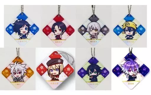 全8種セット 「特 刀剣乱舞-花丸- ～雪月華～ 華ノ巻×ファミリーマート 公開記念キャンぺーン オリジナルアクリルキーホルダー」
