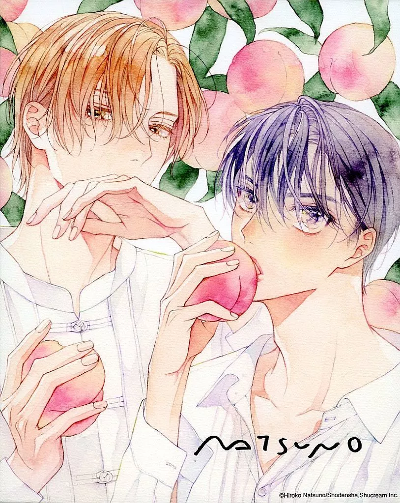 雑貨　羽山麻水＆白崎由岐 夏野寛子先生描き下ろし直筆サイン入りF3キャンバスアート 「25時、赤坂で」 onBLUE 10周年記念グッズ