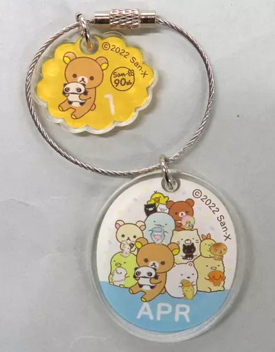 集合(4月1日) 365DAYS ACRYLIC KEY HOLDER(アクリルキーホルダー) 「サンエックス90周年 うちのコたちの大展覧会」