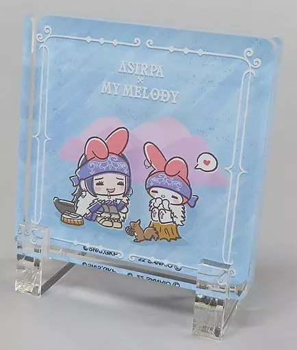 アシリパ＆マイメロディ アクリルブロック 「ゴールデンカムイ×サンリオキャラクターズ」_image