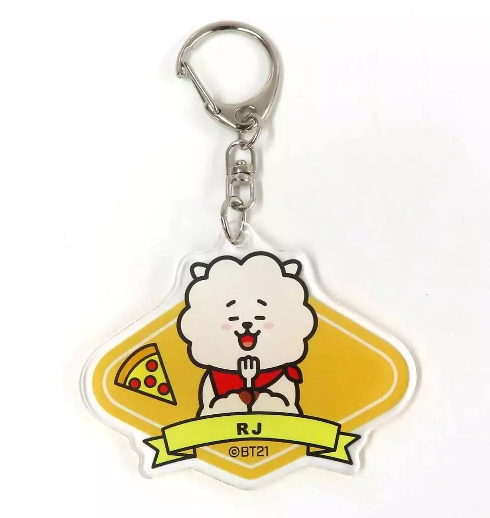 RJ(ジン) トレーディングアクリルキーホルダー BITE 「BT21」