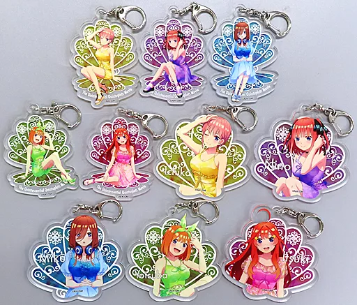 全10種セット 「映画 五等分の花嫁 POPUP STORE in 東京タワー トレーディングアクリルキーホルダーコレクション」