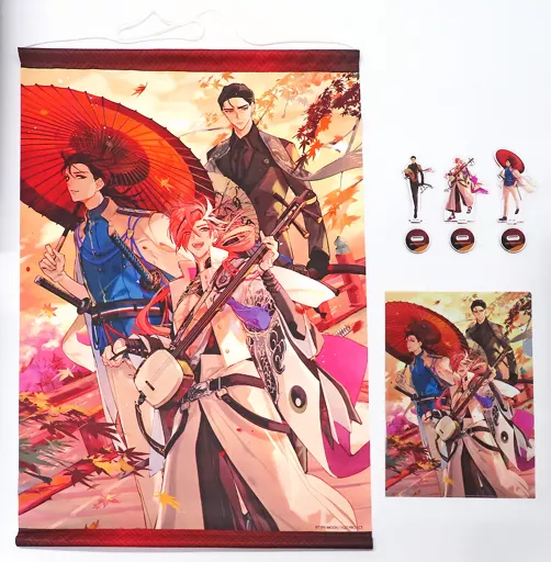 雑貨　[単品] 集合 アクリルスタンド3種セット 「Fate/Grand Order さくらもち描き下ろしイラスト使用「秋巡る攘夷志士」セット」 京都国際マンガ・アニメフェア2022(京まふ) グッズ 雑貨 さくらもち描き下ろしイラスト使用「秋巡る攘夷志士