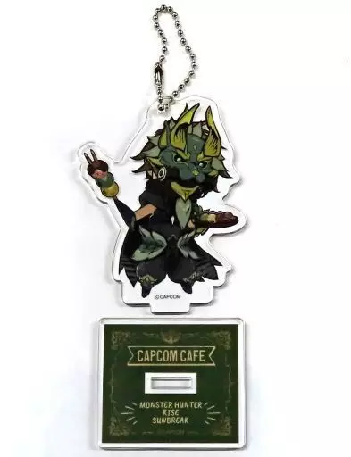 【シークレット】ウツシ(仮面) 「カプコンカフェ×モンスターハンターライズ：サンブレイク トレーディングアクリルスタンドキーホルダー」