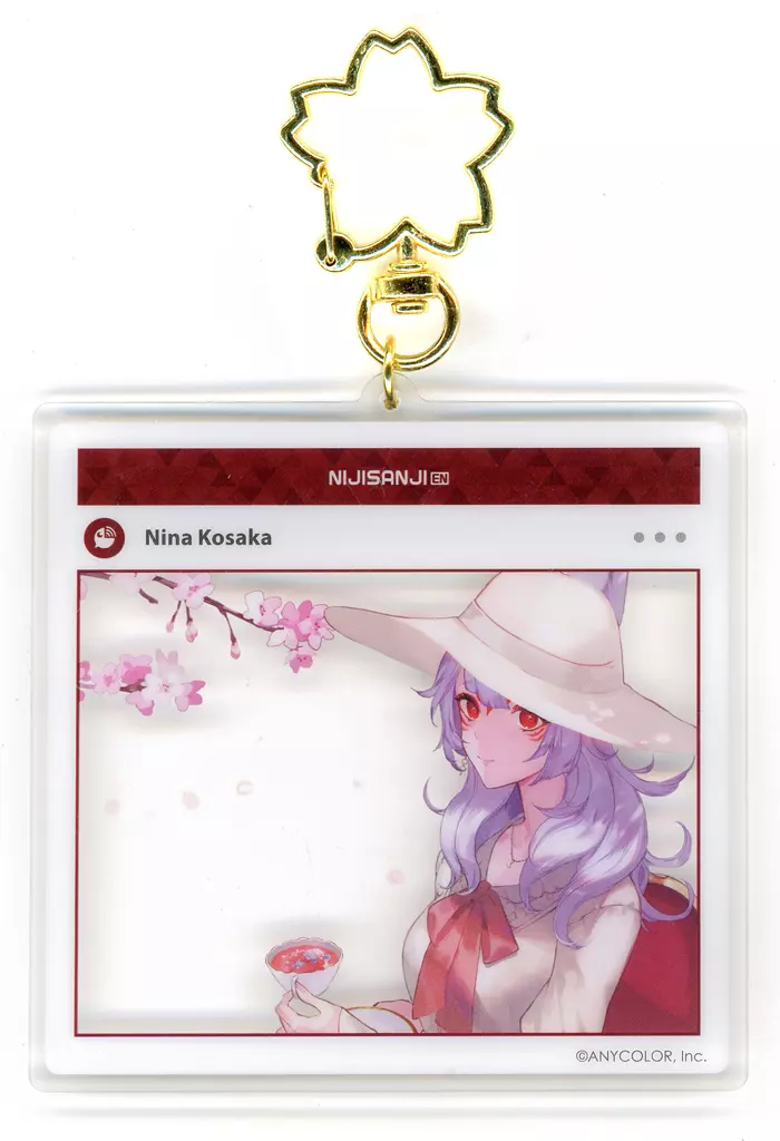 狐坂ニナ EN Sakura Bloom Goods 2022 アクリルキーホルダー 「バーチャルYouTuber にじさんじ」