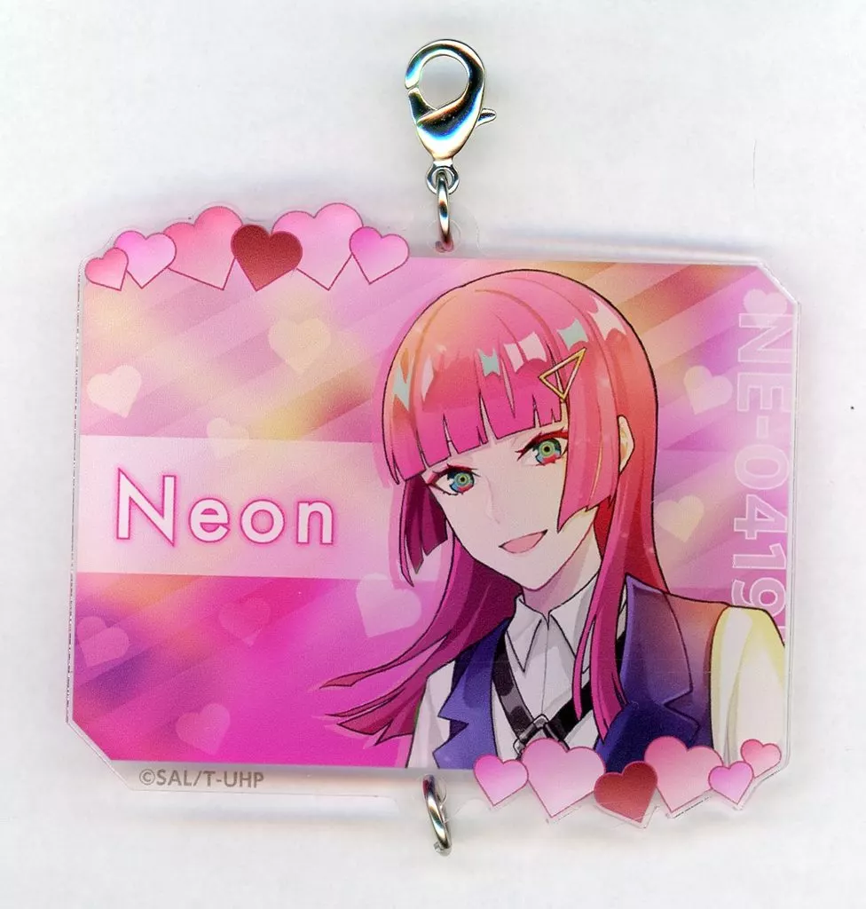 ネオン 連結アクリルキーホルダー 「eチャンス! テクノロイド ユニゾンハート ～ハーフアニバーサリー～ オンラインくじ vol.1」 B-4賞