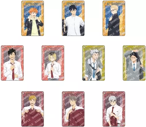 全10種セット 「ハイキュー!! ビジュアルカードキーホルダーコレクション」
