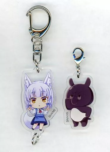 リコ＆白澤店長 アクリルチャームセット 「DMMスクラッチ! まちカドまぞく 2丁目」 D-8賞
