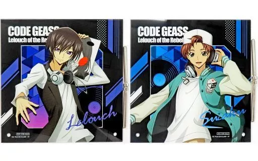 アクリルスタンド・アクリルパネル　全2種セット アクリルパネル 「WEBくじ コードギアス 反逆のルルーシュ Dice of Disc Jockey」 ラストWIN賞